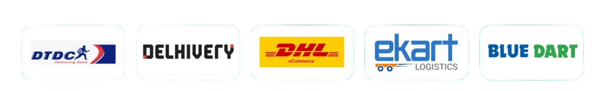 Logos of Fittrock delivery partners for standing desk shipping
