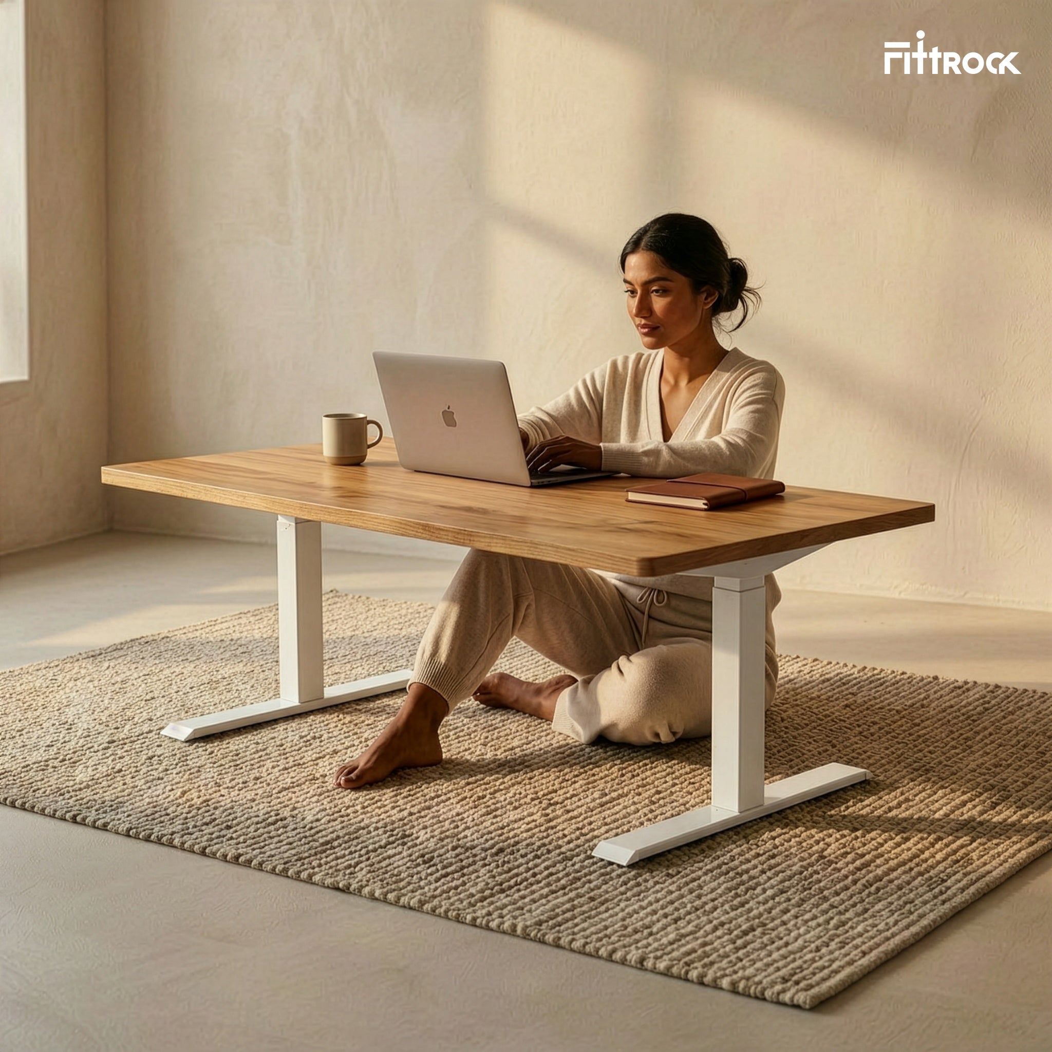 Yogeek - Sit to Stand Adjustable Desk – Fittrock Ergonomics LLP