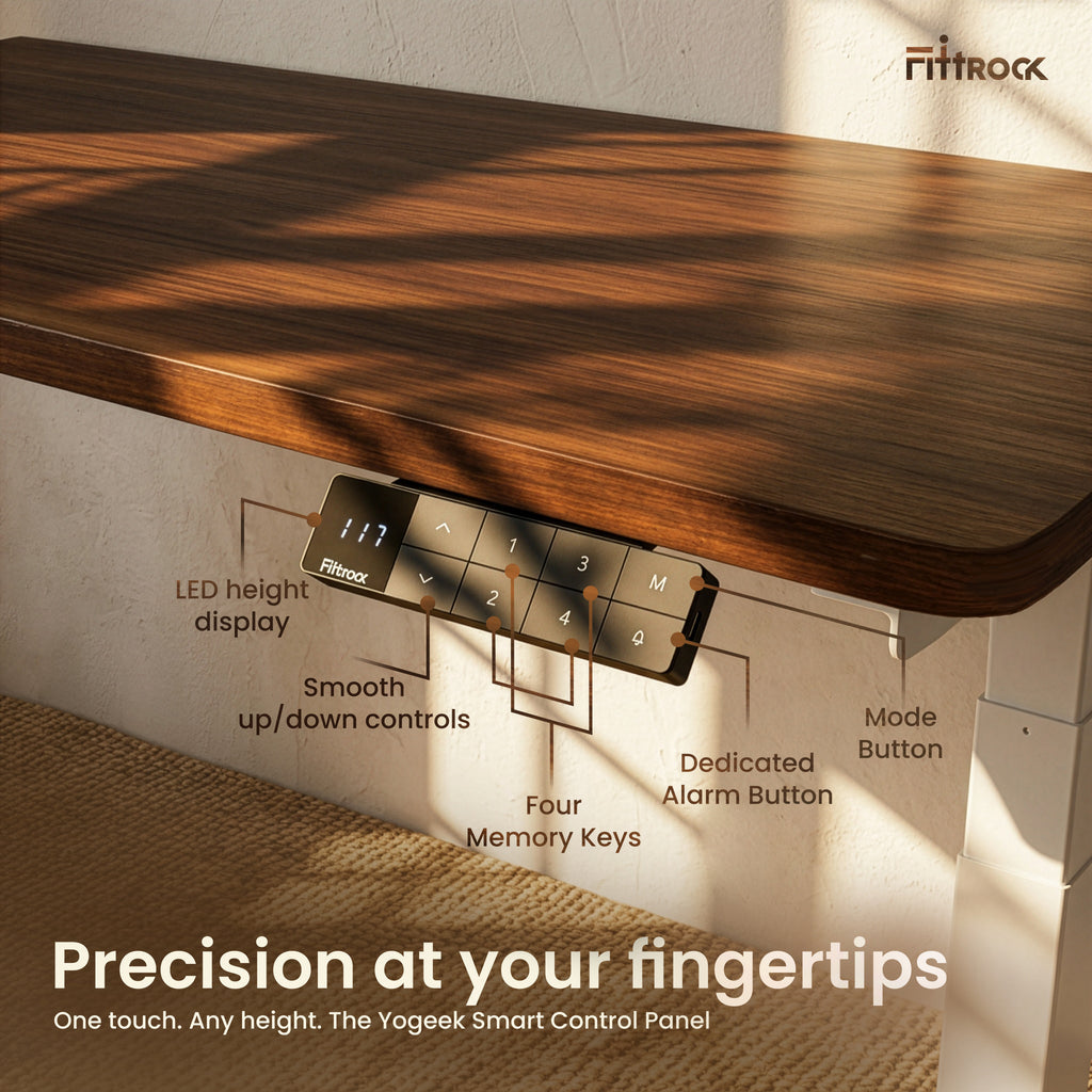 Yogeek - Sit to Stand Adjustable Desk Fittrock
