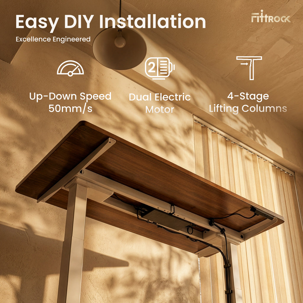 Yogeek - Sit to Stand Adjustable Desk Fittrock