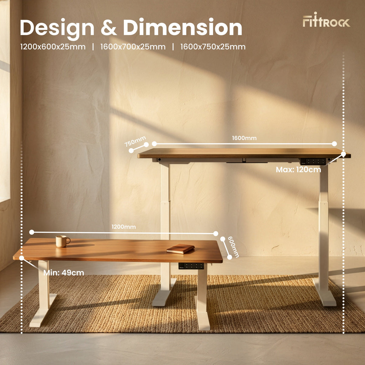 Yogeek - Sit to Stand Adjustable Desk Fittrock