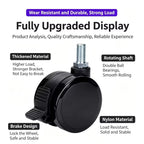Lockable Caster Wheels for Standing Desk & Furniture | FITTROCK